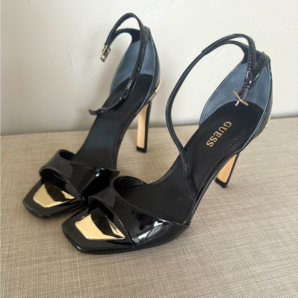 Guess open toe heels